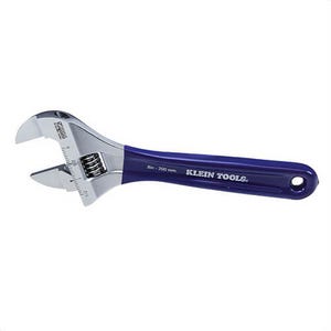 Klein® D86936 Adjustable Wrench, Extra Slim, 1-1/2 in Wrench Opening, 8-3/8 in OAL