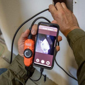 Klein® ET16 Scout® Pro 3 Borescope, Via Smartphone App Only Available on Klein® Tools Website Display