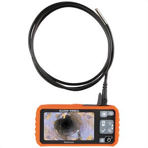 Klein® ET18 Plumber's Borescope with Carrying Case, PC/ABS with TPE Overmold