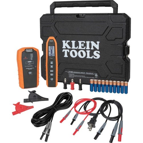 Klein® ET450 Advanced Circuit Tracer Kit, Carry Case