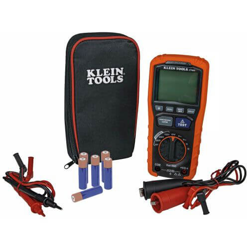 Klein® ET600 Digital Insulation Resistance Tester, 1000V AC/DC, 4000 Count LCD Display, CAT IV 600 V/CAT III 1000 V