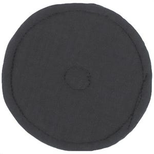 Klein® FRKHHTOPPAD Flame-Resistant Hard Hat Top Pad, Natural Fibers, Black, 3 pk
