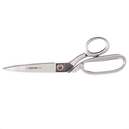 Klein® G210LR Heritage Cutlery™ Bent Trimmer, 4-3/4 in L of Cut, 11-1/4 in OAL, Extra Blunt Tip, Standard Edge, Right Hand
