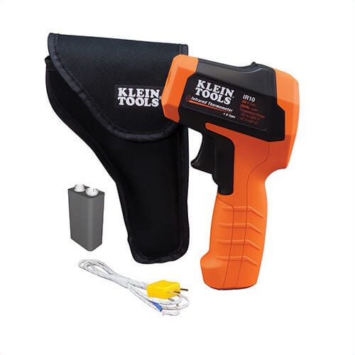 Klein® IR10 Infrared Thermometer, Dual Laser, -40 to 1200°F/-40 to 650°C, >=32°F: +/-3°F or +/-1.5% Whichever is Greater