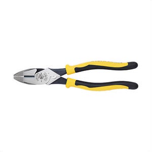 Klein® J213-9NECR Journeyman™ High Leverage Side Cutting/Connector Crimping Pliers, 9 in