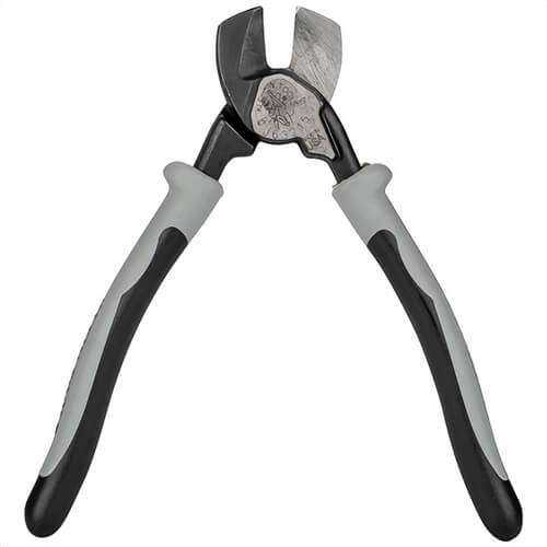 Klein® J63215 Journeyman™ Compact Cable Cutter, Gray Pantone 429C and Black, Steel