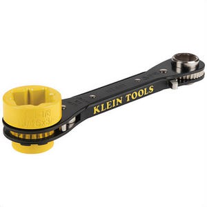 Klein® KT155T 5-in-1 Box End Wrench, 9/16 in, 3/4 in Bolt, 3/4 in, 1 in, 1-1/8 in Square Nut Wrench, 4 Points, 0° Offset