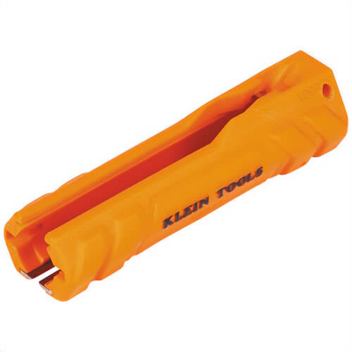 Klein® L1412 5-in-1 Romex Cable Ripper and Wire Stripper Multi-Tool, Poly Propelyne, 12/2 and 14/2 NM Cable, 12 and 14 AWG SLD