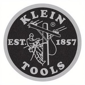 Klein® MBE00130 Coin Logo Decal, Single Pack, 8 in dia