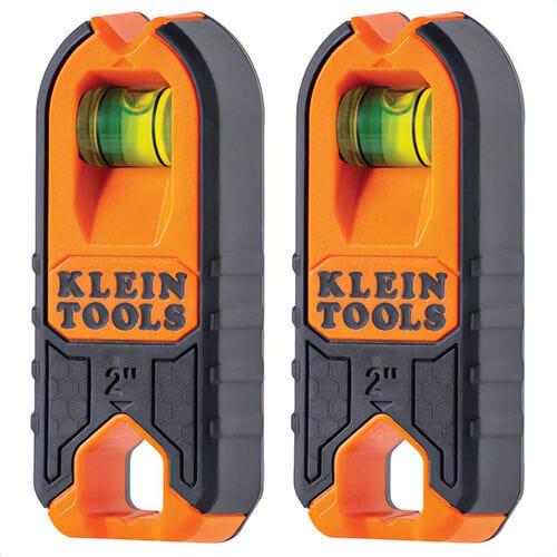 Klein® MSF1002 Magnetic Stud Finder, N52 Magnet, PC-ABS Housing, Black/Orange, 2 pk