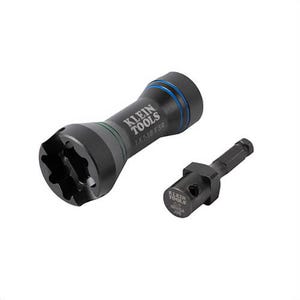 Klein® NRHDM Mini Impact Socket 5-in-1, 4-Point, Steel, 2 pc