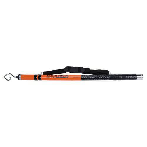 Klein® SRS56036 WireSpanner Plus™ Super Rod Lightweight Non-Conductive Telescopic Pole, Telescopic, 18 ft L, Resin, Orange