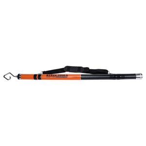 Klein® SRS56036 WireSpanner Plus™ Super Rod Lightweight Non-Conductive Telescopic Pole, Telescopic, 18 ft L, Resin, Orange