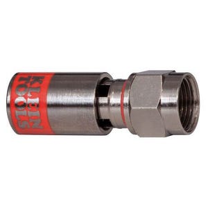 Klein® VDV812-618 Universal Coaxial Compression Connector, F-Connector Connection, RG-59 Multi-Shield and Plenum Cable