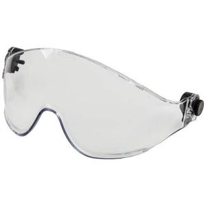 Klein® VISORCLR Half-Face Visor, For use with Safety Helmet, Clear Visor, Polycarbonate Visor, 4.1 in H x 4.8 in W