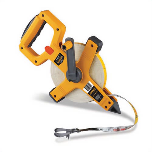 Komelon® 6633 Measuring Tape, 300 ft L x 1/2 in W Blade, Imperial