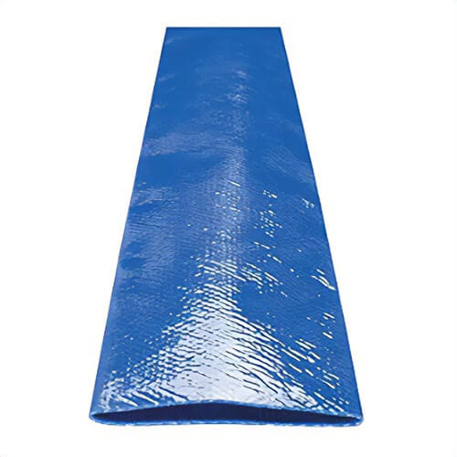 Kuriyama™ VF400X300 Vinylflow® PVC Layflat Water Discharge Hose, 4.134 in Hose ID, 300 ft Coil Length