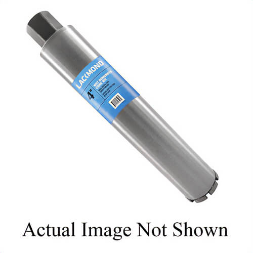 Lackmond® 500112 SPL Laser Weld Segmented Wet Core Bit, 1-1/2 in Drill - Fraction, 1.5 in Drill - Decimal Inch