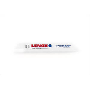 Lenox® 20592650R Shatter-Resistant Reciprocating Saw Blade, 6 in L x 3/4 in W, 10/14 TPI, Steel Body
