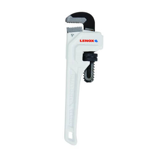 Lenox® LXHT90708 Pipe Wrench, 8 in OAL, Wide Jaw, Spin Nut Adjustment