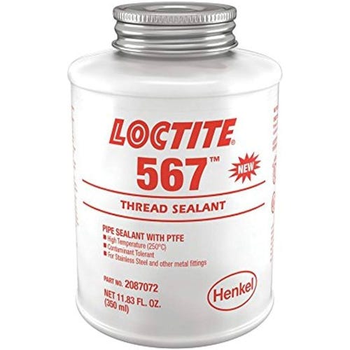 Loctite® 2087072 Henkel Thread Sealant Methacrylate Thread Sealant, 350 mL Can, Off-White