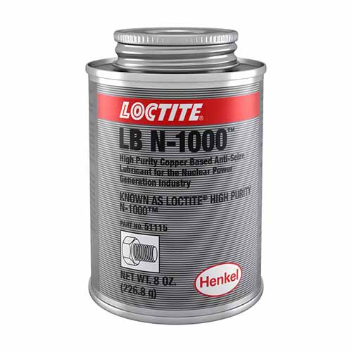 Loctite® 234251 High Purity Anti-Seize Lubricant, 1-Part, 8 oz Brush-In Cap Bottle, Liquid/Viscous Form, Copper