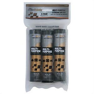 Plews & Edelmann® LubriMatic® 11312 Multi-Purpose Lithium Grease, 3 oz Cartridge, Semi-Solid, Black, -20 to 250°F