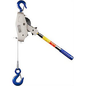 Lug-All® 1000-25 Cable Hoist, Standard Latching Hooks, 1/2 ton