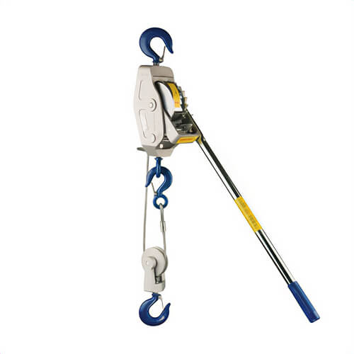 Lug-All® 4000-20 Medium Frame Cable Hoist, 20 ft Single Line/10 ft Double Line Lifting, 2000 lb Single Line/4000 lb Double Line Pulling