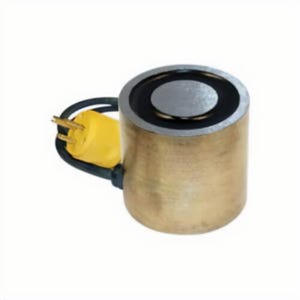 Mag-Mate® ERA-202 Round Island Pole Electromagnet, 90 lb Load, 2 in dia, Black