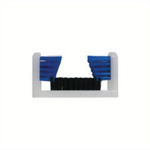 Magnolia Brush SB-1000 Boot and Shoe Brush, Black/Blue Polypropylene Bristle