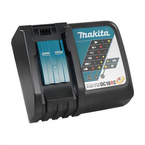 Makita® DC18RC Battery Charger, for use with BL1850, BL1840, BL1830 and BL1815N Battery, Lithium-Ion Battery