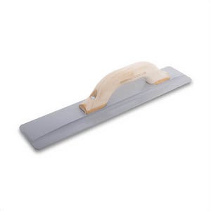 Marshalltown® 14604 Hand Float Trowel, 16 in L x 3-1/8 in W, Magnesium Blade, Standard Wood Handle