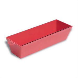 Marshalltown® 16114 Red Mud Pan, 14 in L x 4 in W x 3 in H, Plastic