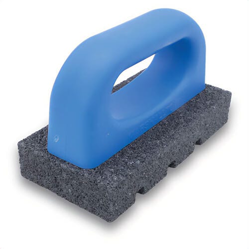 Marshalltown® 16440 Fluted Rub Brick, 6 in L x 3 in W x 1 in Thick, 20 Grit, Silicon Carbide Abrasive