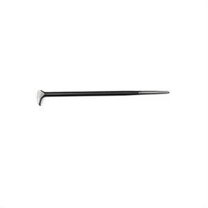 Mayhewâ„¢ 40150 Lady Foot Round Body Pry Bar, Right Angle Chisel/Straight/Tapered Point Tip, 12 in OAL, Alloy Steel