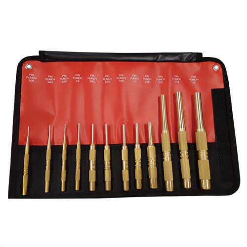 Mayhew™ 67008 Imperial Punch Set, 1/8 to 6 in Punch, 12 Punches, 12 pc