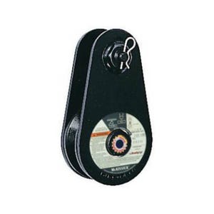 McKissick® 102329 404 Light Champion Tail Board Snatch Block, Wire Rope Cable, 3/4 in, 8 ton Load, 12 in OD