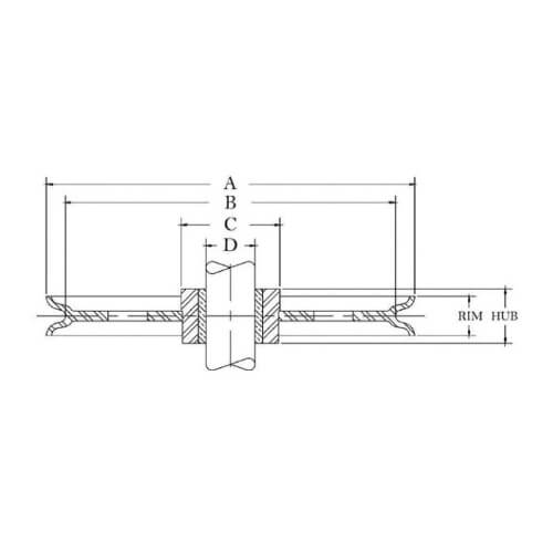 McKissick® 907781 Sheave, 1/2 in, 8 in OD