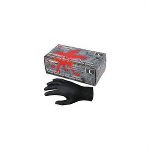 MCR Safety 6016BXL NitriShieldâ„¢ 6016B Disposable Gloves, Extra-Large, Nitrile, Black, 9-1/2 in L, Non-Powdered, 6 mm thick