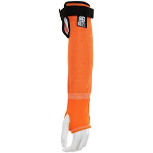 MCR Safety 9214OVT CutPro® Sleeve with Thumb Slot, 14 in Long, Hi-Viz Orange, Adjustable Hook and Loop Bicep, ANSI Cut Level A5