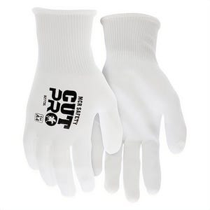 MCR Safety 92773L CutPro® Cut-Resistant Gloves, Large, Polyurethane Coating, HyperMax® Knit Wrist Cuff, Resists: Abrasion