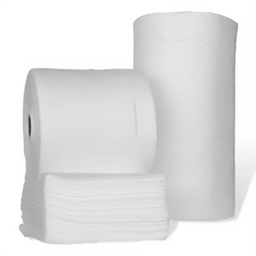 Meltblown WM150 1-Ply Heavyweight Straight Absorbent Roll, 30 in W x 150 in L, 56.09 gal/bale Absorption