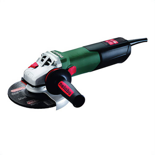 Metabo® 600464420 Electric Angle Grinder, 6 in dia Wheel, 5/8-11 UNC Arbor/Shank, 110 to 120 VAC