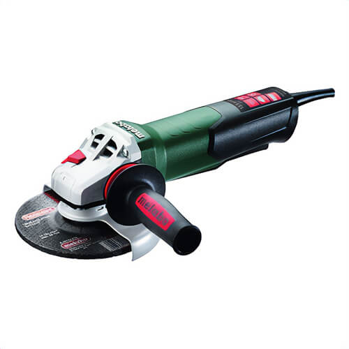 Metabo® 600488420 Electric Angle Grinder, 6 in dia Wheel, 5/8-11 UNC Arbor/Shank, 110 to 120 VAC