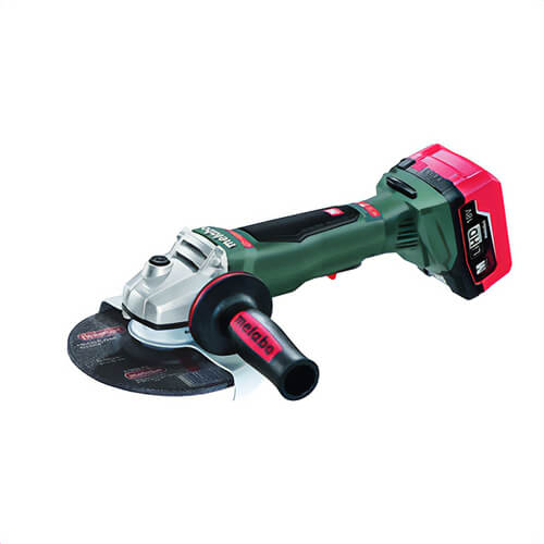 Metabo® 613076640 LTX Brushless Cordless Angle Grinder Kit with Coolant Through, 6 in dia Wheel, 5/8-11 UNC Arbor/Shank