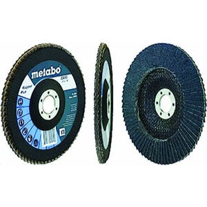 Metabo® 629485000 Flapper Plus, 6 in, 60, 7/8 T27, Fiberglass, 10 ea