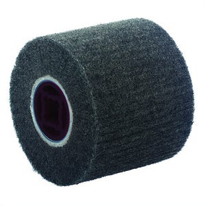 Metabo® 623494000 Non-Woven Flap Wheel, 4 in dia, 4 in W Face, P900 Grit, Super Fine Grade, Elastic Abrasive