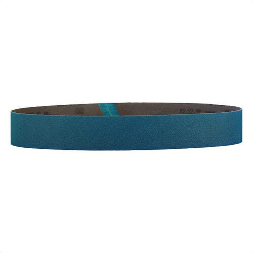 Metabo® 626285000 High Performance Coated Abrasive Belt, 1-3/16 in W x 21 in L, P80 Grit, Medium Grade, Zirconia Alumina Abrasive