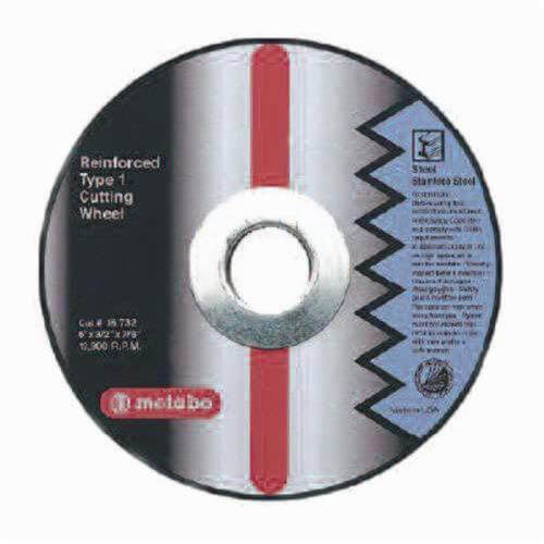 Metabo® 616732000 Original Heavy Duty Cut-Off Wheel, 5 in dia x 3/32 in Thick, 7/8 in Center Hole, 30 Grit
